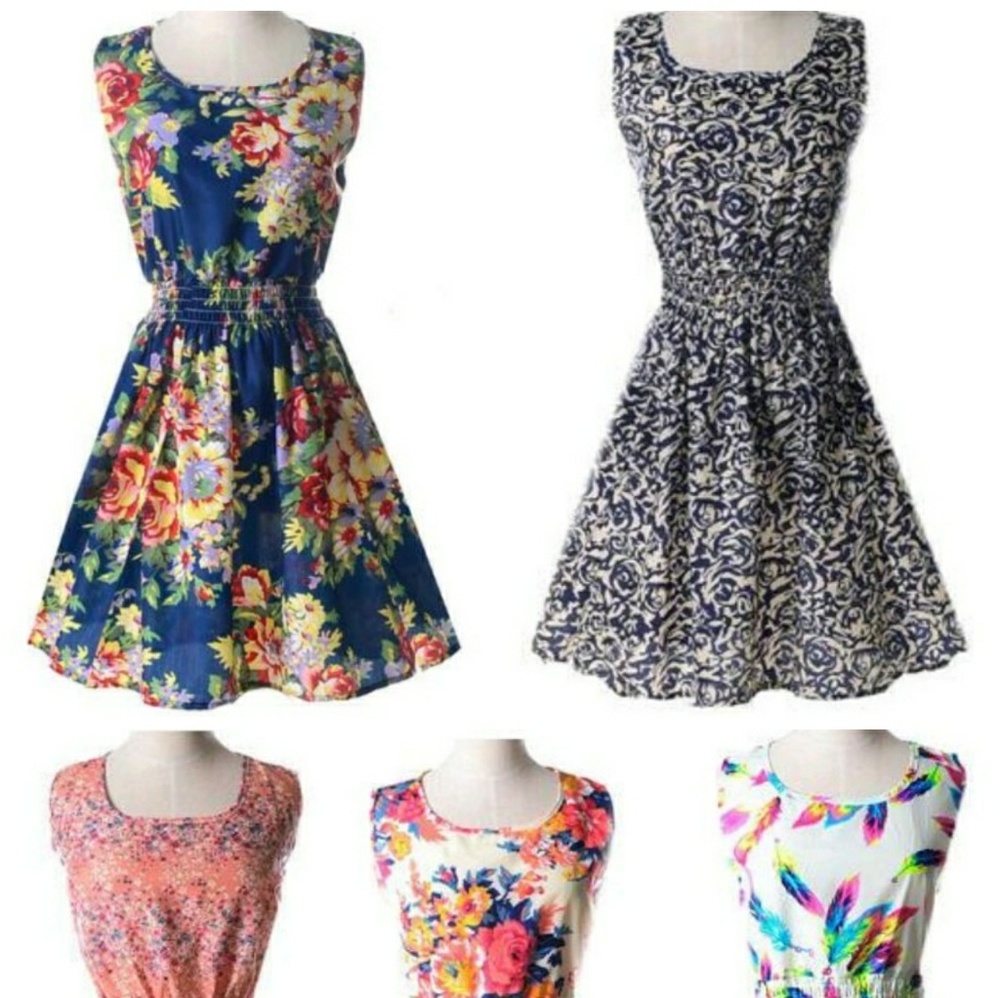 👗Bundle of 5👒 dress👗Summer very thin👠great